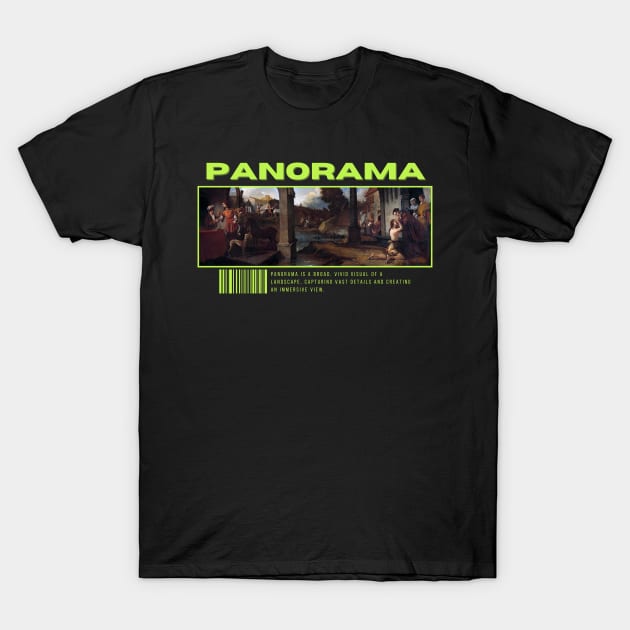 Ancient Greek Panorama T-Shirt by NexWave Store